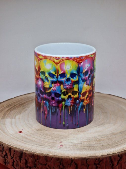 Skull pop art