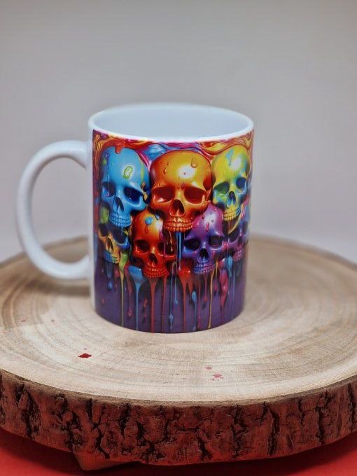 Skull pop art