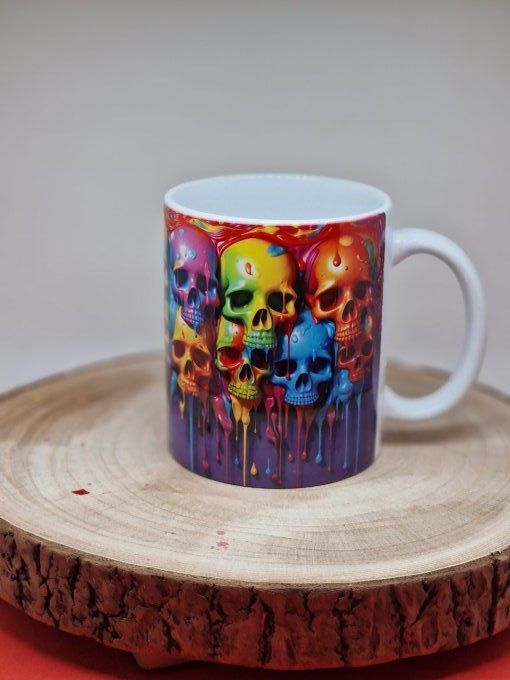 Skull pop art